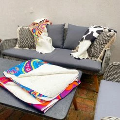 OddBalls Botanical - Luxury Sherpa Fleece Blanket