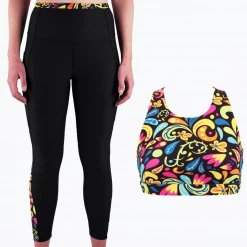 OddBalls Botanical - Leggings + Sports Bra Bundle