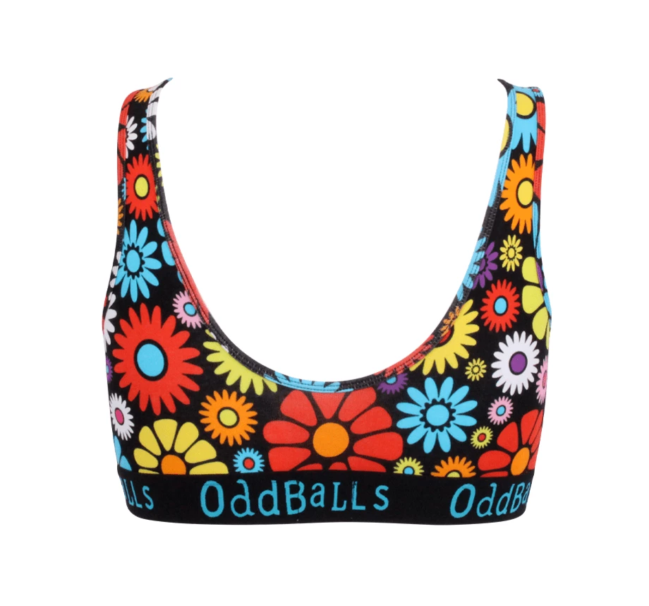 OddBalls Austin Flowers - Teen Girls Bralette