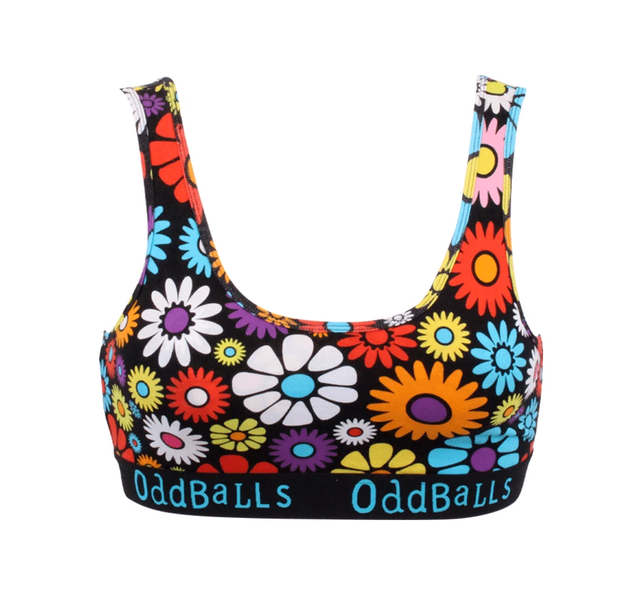 OddBalls Austin Flowers - Teen Girls Bralette