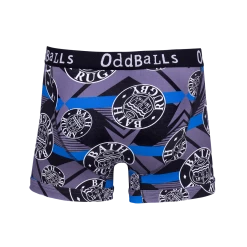 OddBalls Bath Rugby - Grey - Teen Boys Boxer Shorts