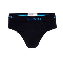 OddBalls Black & Cyan - Teen Boys Briefs
