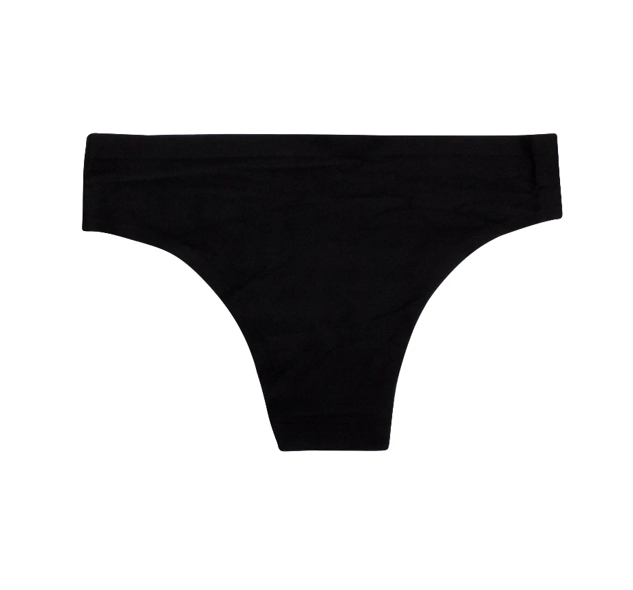 OddBalls Black - Teen Girls Seamless Brazilian Briefs