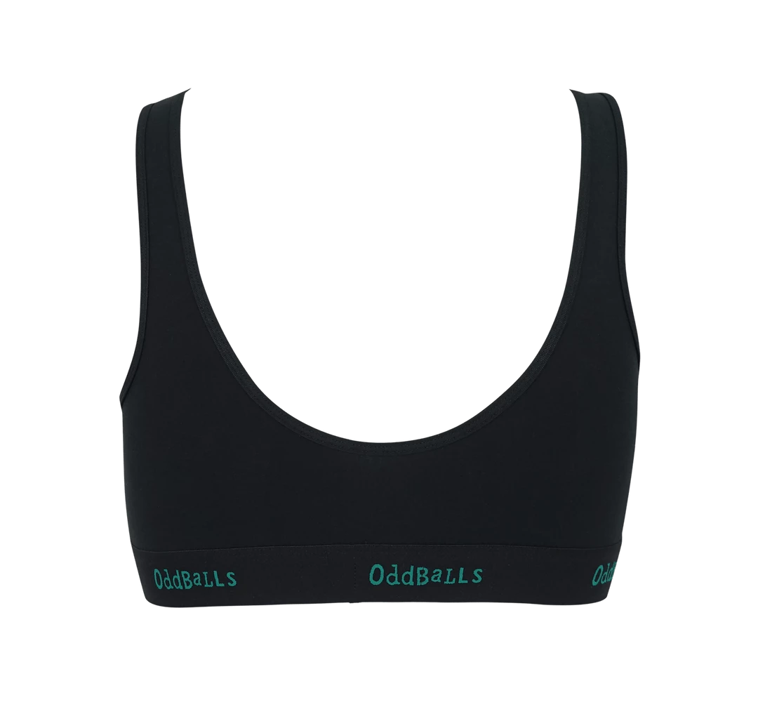 OddBalls Black & Green - Ladies Bralette