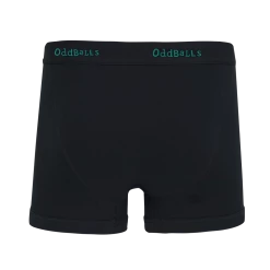 OddBalls Black & Green - Teen Boys Boxer Shorts