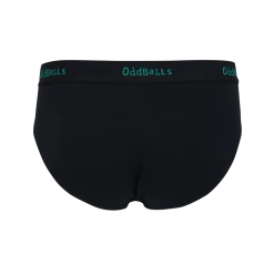OddBalls Black & Green - Mens Briefs