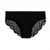 OddBalls Black With Lace - Seamless Brazilian Briefs