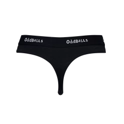 OddBalls Thongs Black & White - Ladies Thong