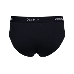 OddBalls Black & White - Teen Boys Briefs