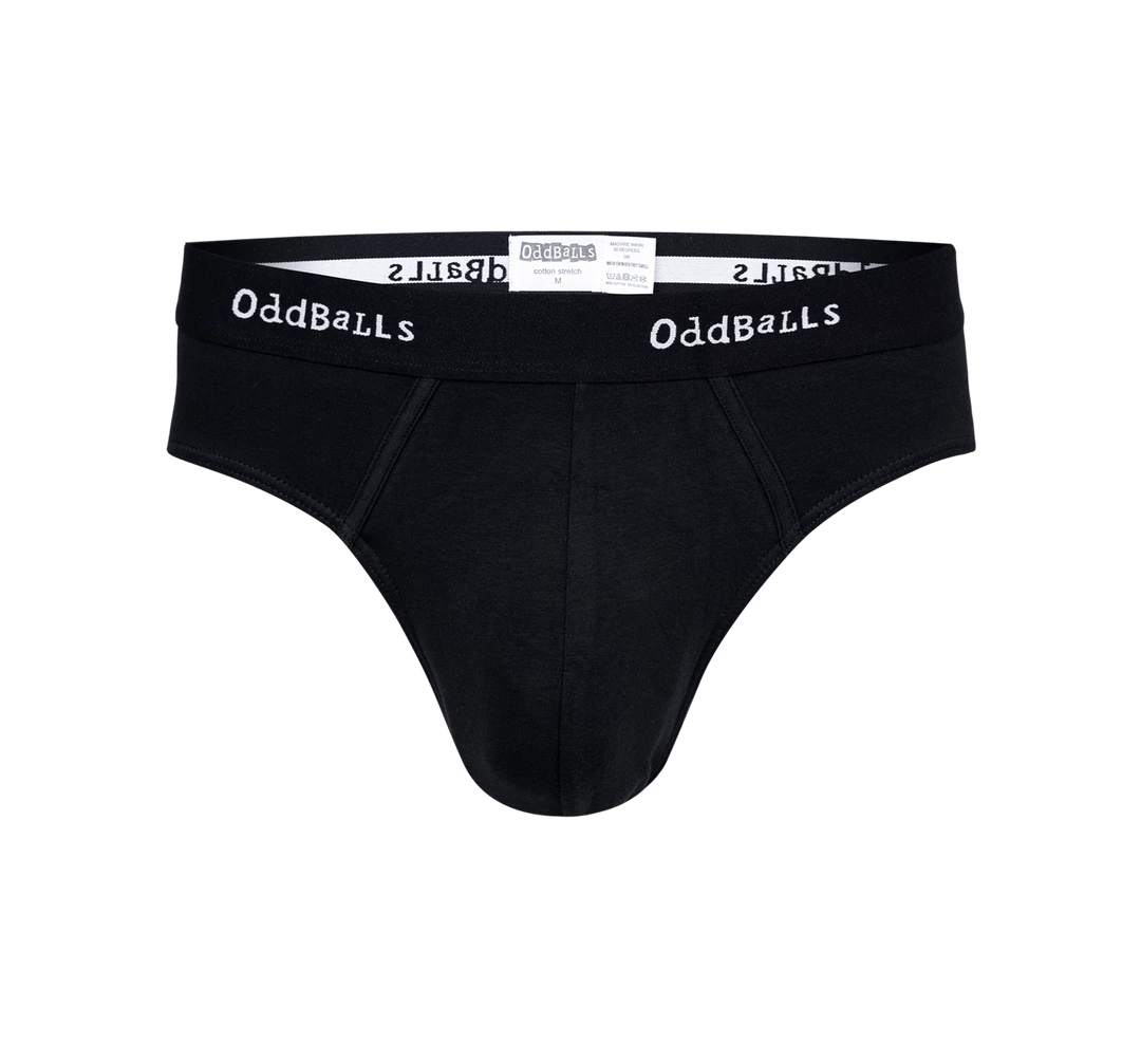 OddBalls Black & White - Teen Boys Briefs