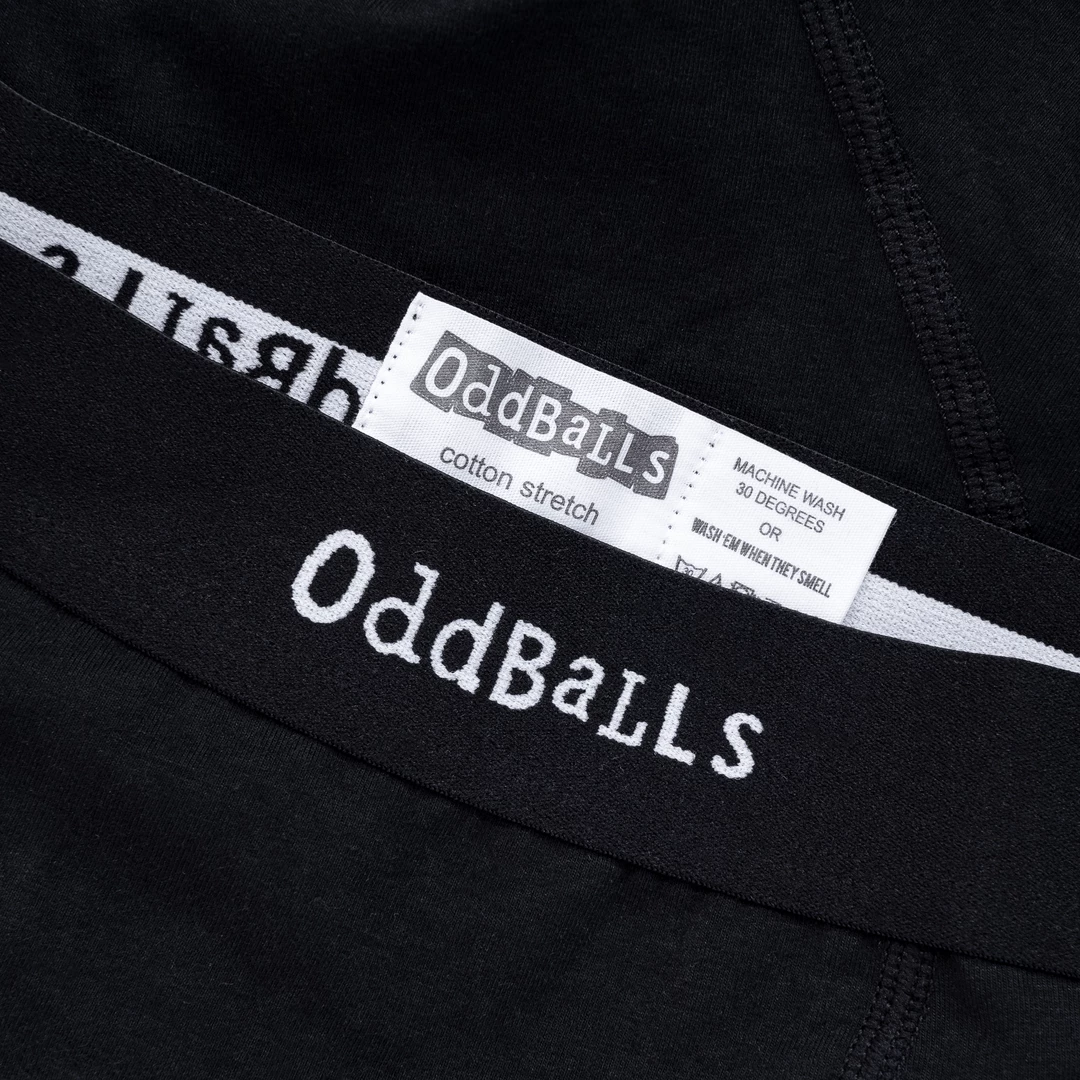 OddBalls Black & White - Mens Boxer Shorts