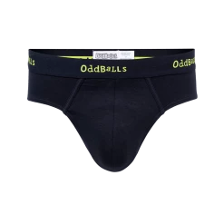 OddBalls Black & Lime - Mens Briefs