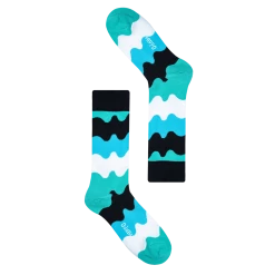 OddBalls Black Waves - Socks