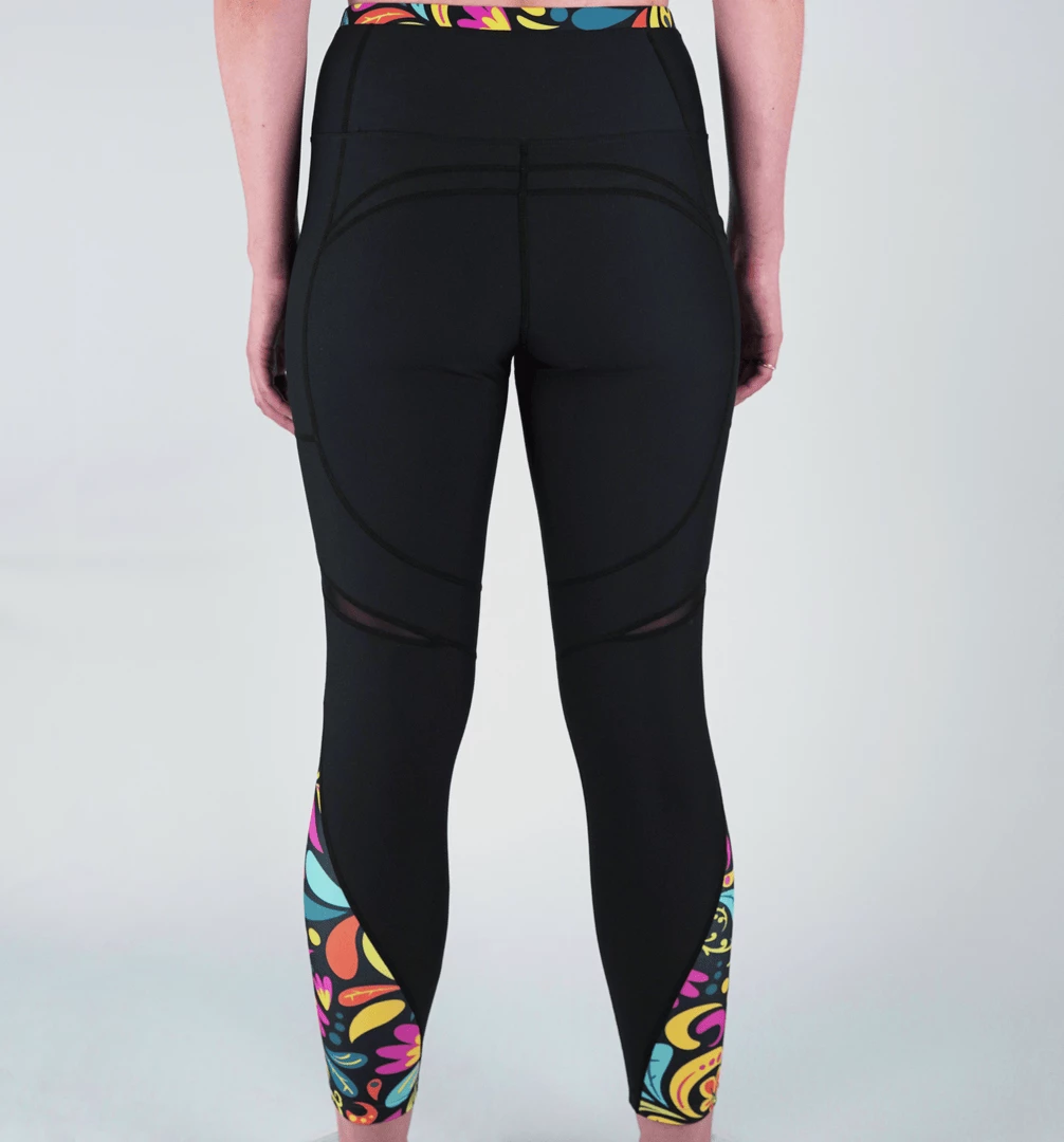 OddBalls Botanical - Leggings + Sports Bra Bundle