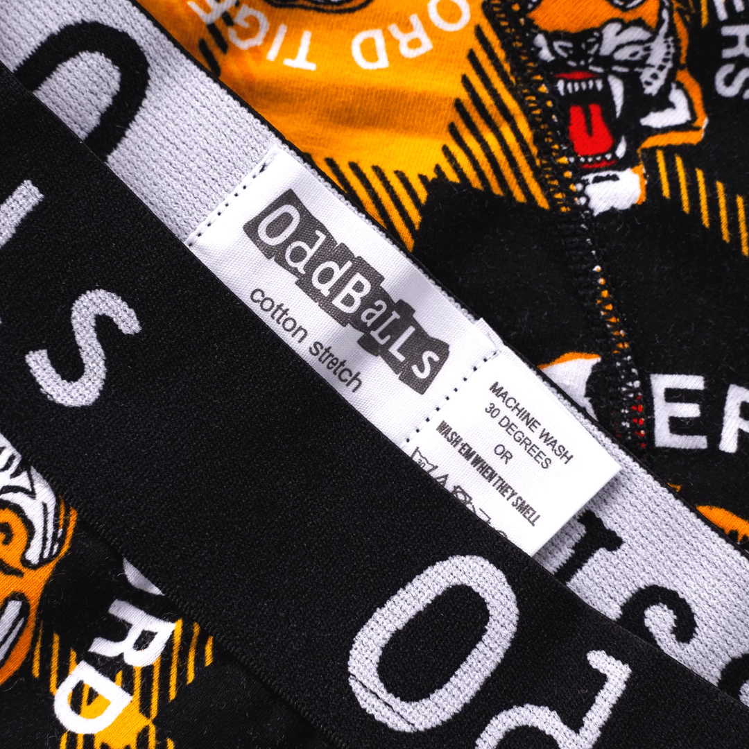 OddBalls Castleford Tigers - Teen Boys Boxer Shorts