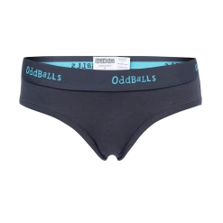 OddBalls Charcoal & Blue - Teen Girls Briefs