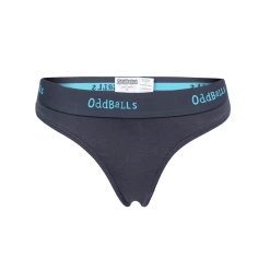 OddBalls Charcoal & Blue - Teen Girls Thong