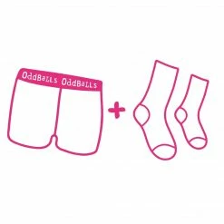 OddBalls Subscriptions Boxers CLASSIC Subscription - Ladies Boxer Shorts & Socks Monthly Subscription