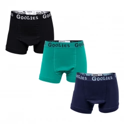 OddBalls Boys Boxer Shorts (Kids) Classic Chill Bundle - Kids Boxer Shorts 3 Pack Bundle