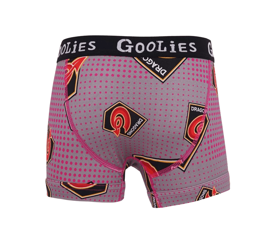 OddBalls Dragons - Pink - Kids Boxer Shorts - Goolies Boys Boxer Shorts (Kids)