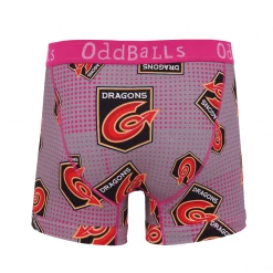 OddBalls Dragons - Pink - Mens Boxer Shorts