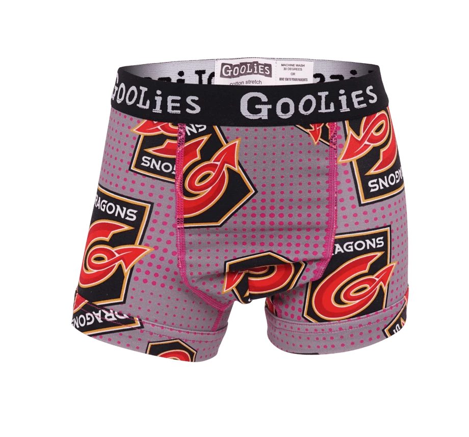 OddBalls Dragons - Pink - Kids Boxer Shorts - Goolies Boys Boxer Shorts (Kids)