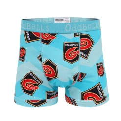 OddBalls Dragons - Teal - Mens Boxer Shorts