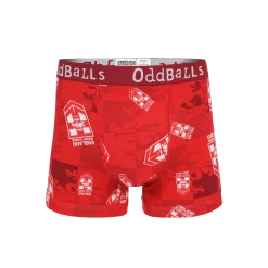 OddBalls England Rugby League Bundle - Mens Boxer Shorts 2 Pack Bundle