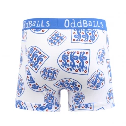 OddBalls England FA - Home White - Teen Boys Boxer Shorts