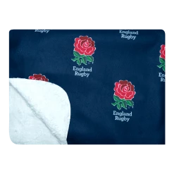 OddBalls England Rugby Navy - Repeat - Luxury Sherpa Fleece Blanket