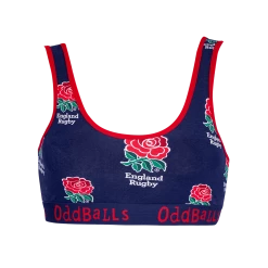 OddBalls England Rugby Navy - Teen Girls Bralette Teen Girls Bralettes