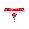 OddBalls England Rugby White - Teen Girls Thong