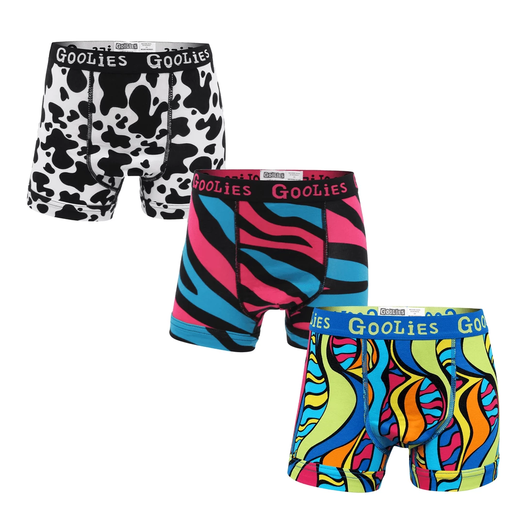 OddBalls Explorer Bundle - Kids Boxer Shorts 3 Pack Bundle