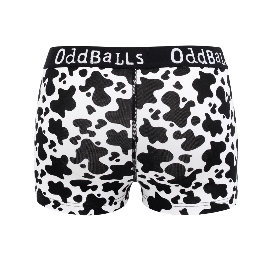 OddBalls Cow Print - Teen Girls Boxers