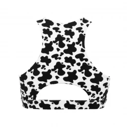 OddBalls Cow Print - Teen Girls Sports Bra Teen Girls Sports Bras