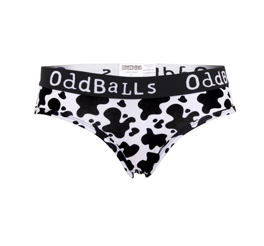OddBalls Cow Print - Teen Girls Briefs