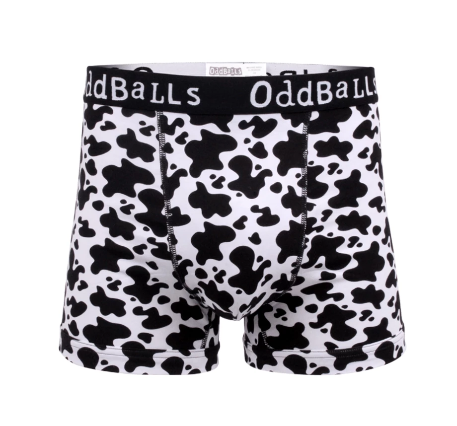 OddBalls Cow Print - Teen Boys Boxer Shorts