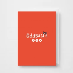 OddBalls Underwear & Birthday Cards Fiesta - Mens Boxer Shorts + Card Bundle