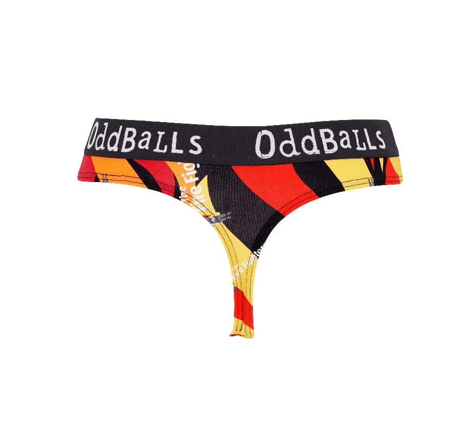 OddBalls The Fire Fighters Charity - Ladies Thong