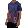 OddBalls Zig Zag - Navy / Coral - Flex Fit - Mens Training T-Shirt Sportswear