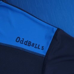 OddBalls Navy / Cyan - Gradient - Flex Fit - Mens Training T-Shirt Sportswear