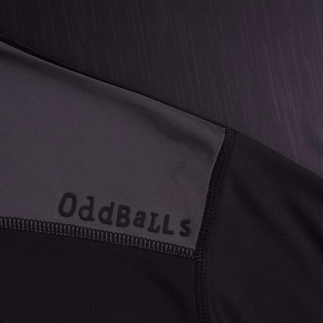 OddBalls Black - Gradient - Flex Fit - Mens Training T-Shirt Sportswear