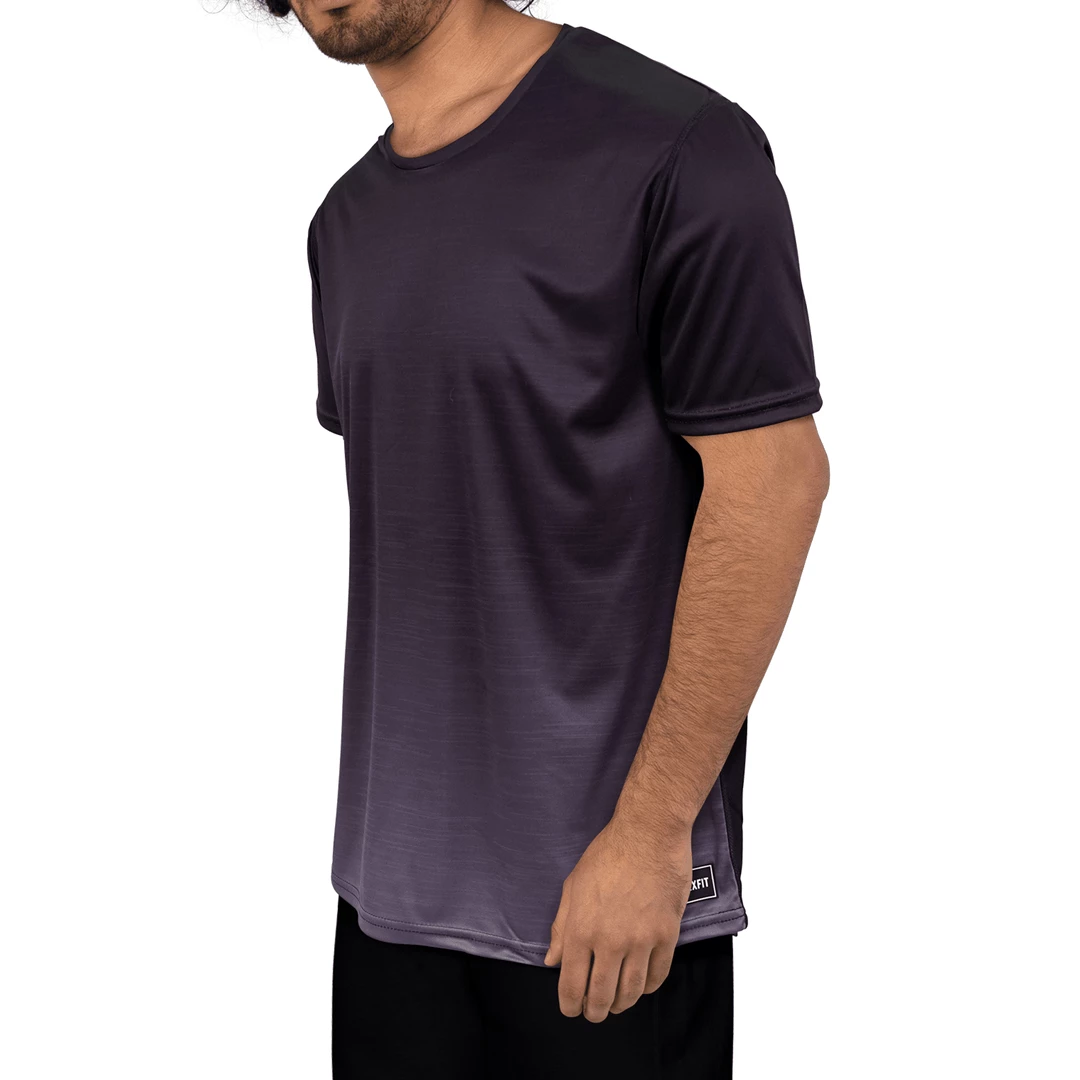 OddBalls Black - Gradient - Flex Fit - Mens Training T-Shirt Sportswear