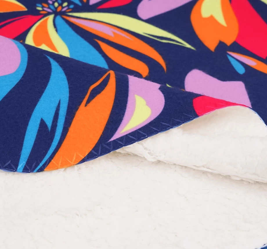 OddBalls Flower Power - Luxury Sherpa Fleece Blanket