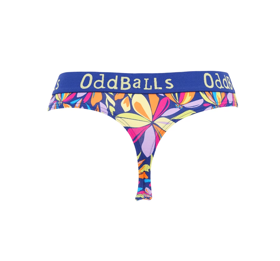OddBalls Flower Power - Ladies Thongs
