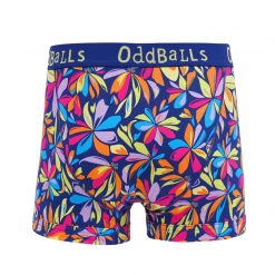 OddBalls Flower Power - Teen Boys Boxer Shorts