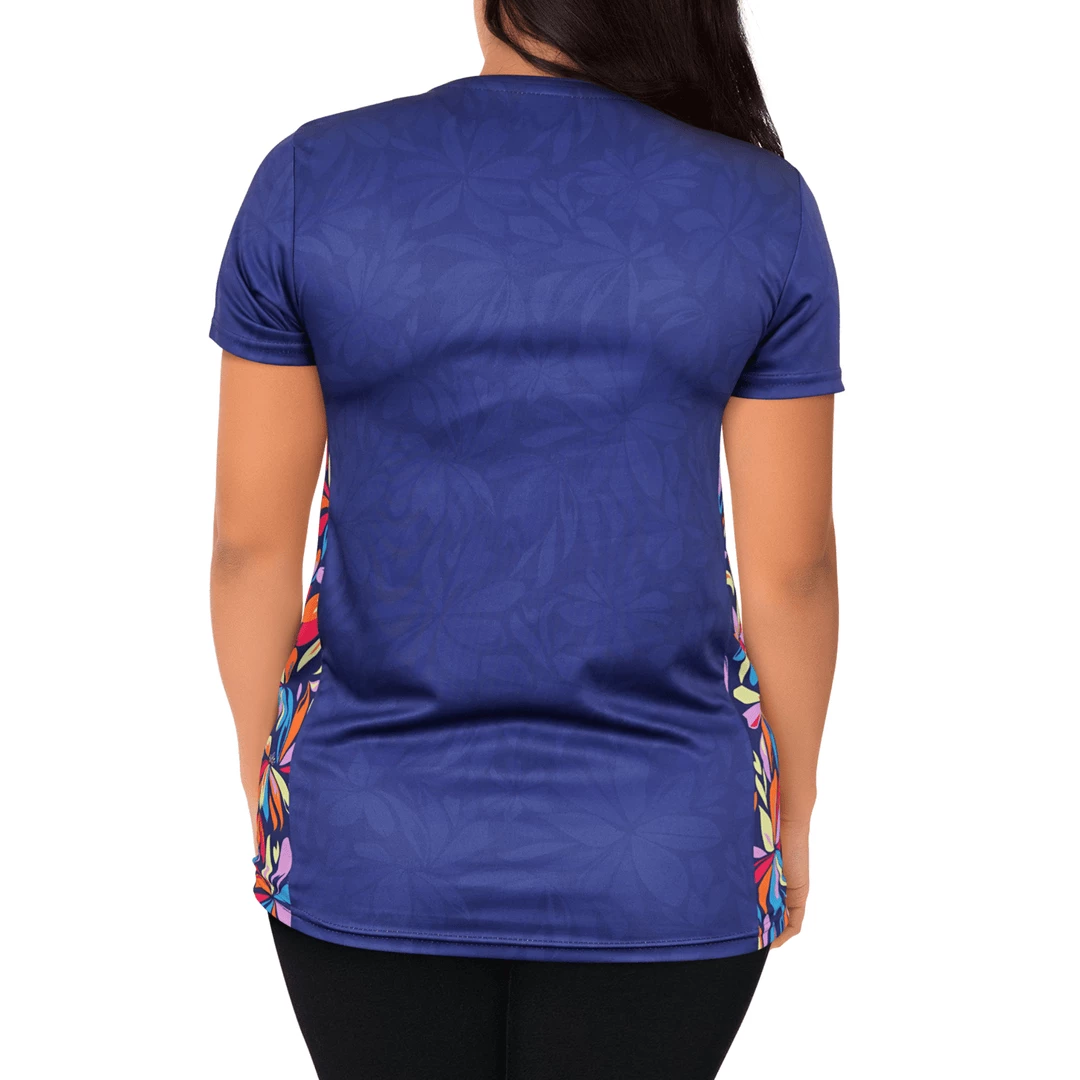 OddBalls Flower Power - Tech Fit - Womens Training T-Shirt Sportswear