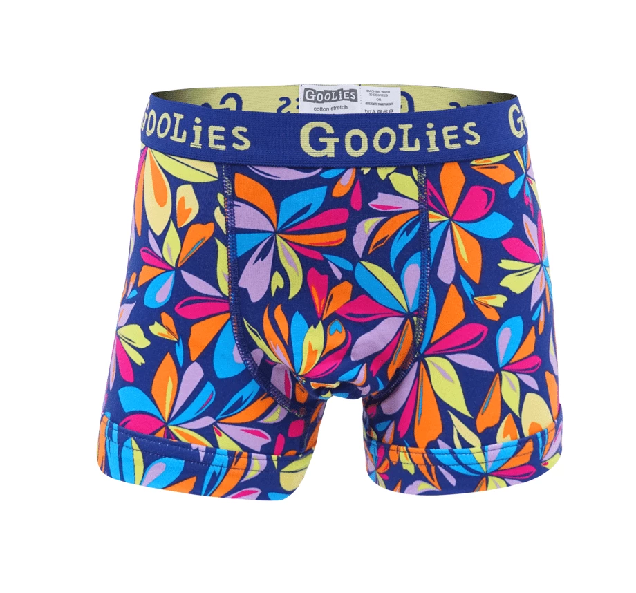 OddBalls Boys Boxer Shorts (Kids) Flower Power - Kids Boxer Shorts - Goolies