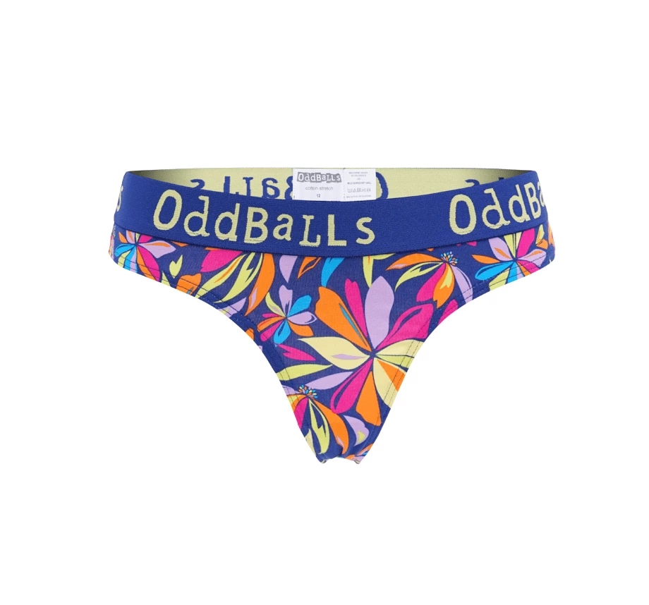 OddBalls Flower Power - Ladies Thongs