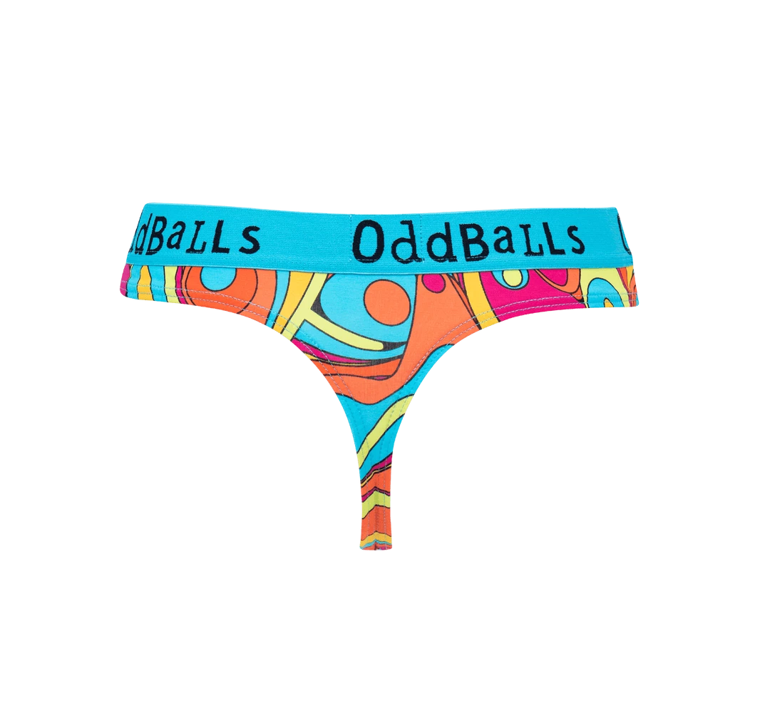 OddBalls Teen Girls Thongs Fruit Salad - Teen Girls Thong